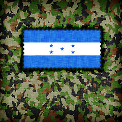 Image showing Amy camouflage uniform, Honduras