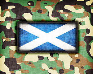 Image showing Amy camouflage uniform, Scotland