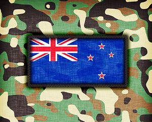 Image showing Amy camouflage uniform, New Zealand