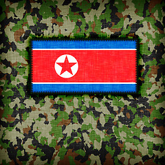 Image showing Amy camouflage uniform, North Korea