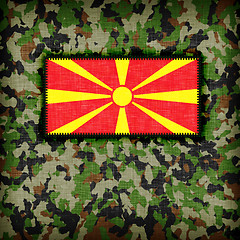 Image showing Amy camouflage uniform, Macedonia