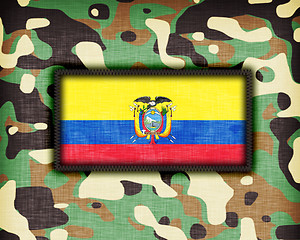 Image showing Amy camouflage uniform, Ecuador