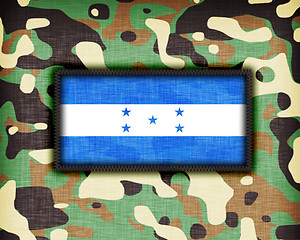 Image showing Amy camouflage uniform, Honduras