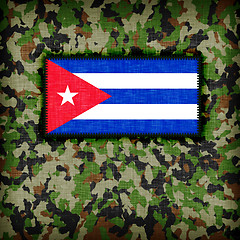 Image showing Amy camouflage uniform, Cuba