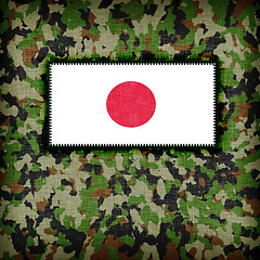 Image showing Amy camouflage uniform, Japan