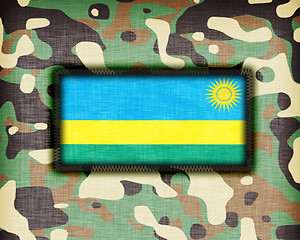 Image showing Amy camouflage uniform, Rwanda