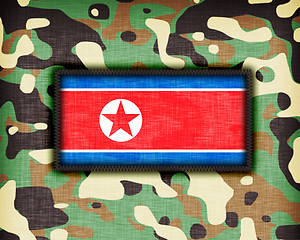 Image showing Amy camouflage uniform, North Korea