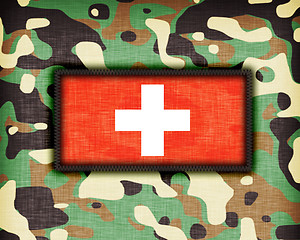 Image showing Amy camouflage uniform, Switzerland