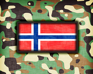 Image showing Amy camouflage uniform, Norway