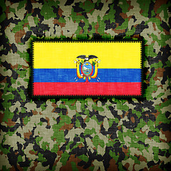 Image showing Amy camouflage uniform, Ecuador