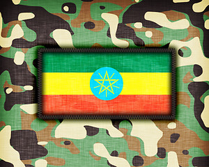 Image showing Amy camouflage uniform, Ethiopia