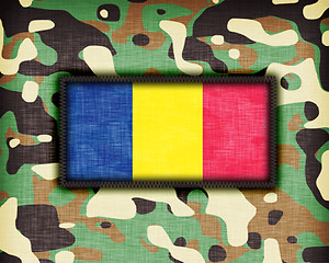 Image showing Amy camouflage uniform, Romania