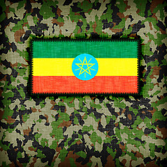 Image showing Amy camouflage uniform, Ethiopia