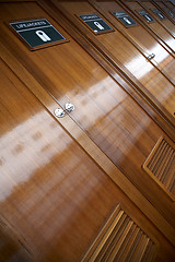 Image showing lifejacket lockers