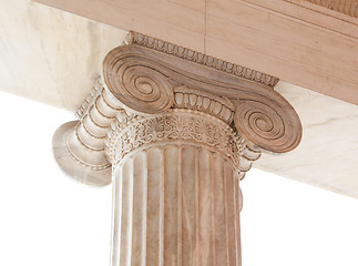 Image showing Capital of Greek neoclassical ionic column