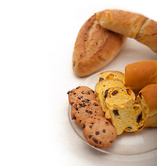 Image showing selection of sweet bread and cookies