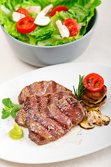 Image showing grilled Kobe Miyazaky beef