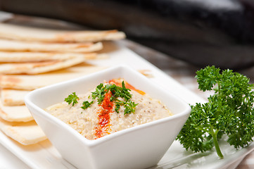 Image showing moutabal baba ghanoush eggplant dip