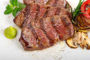 Image showing grilled Kobe Miyazaky beef