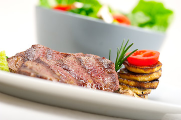 Image showing grilled Kobe Miyazaky beef