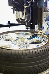 Image showing tire repair