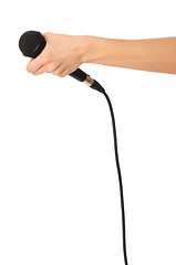 Image showing black microphone