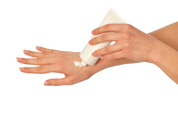 Image showing cosmetic cream for hands