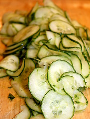 Image showing Cucumber Slices