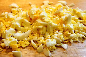 Image showing Diced Eggs