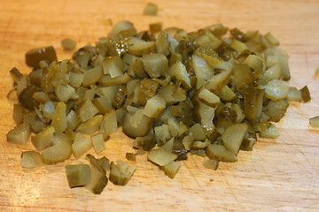 Image showing Diced Pickles