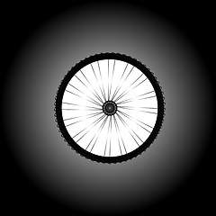 Image showing Bicycle Wheel Symbol