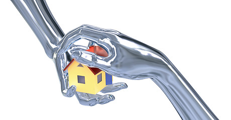 Image showing house in the hands