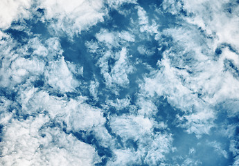 Image showing Abstract sky background with cluds