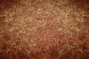 Image showing Old vintage brown chapped wall background