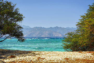 Image showing Beach of tropical island 