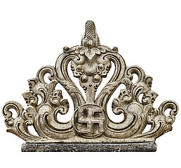 Image showing Stone decorative carving