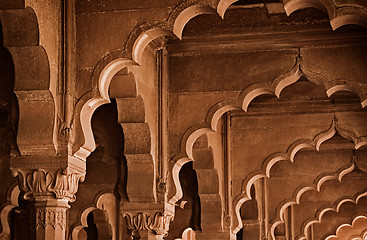 Image showing Stone arch. India, Delhi