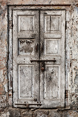 Image showing Wooden door
