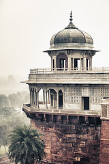 Image showing Marble tower in Agra, India