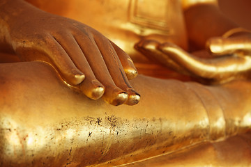 Image showing  Close-up of Buddha statue