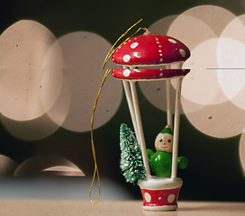 Image showing christmas mushroom toy