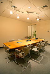 Image showing corporate conference room