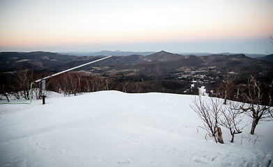 Image showing mountain snow landscape