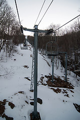 Image showing ski lift