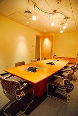 Image showing corporate conference room