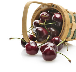 Image showing Cherry In A Basket