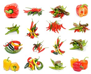 Image showing Collection of Peppers