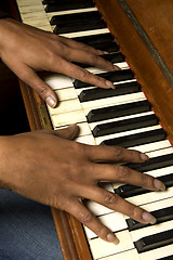 Image showing playing piano