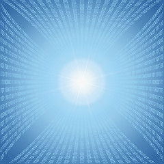 Image showing Abstract binary code background. Vector illustration.