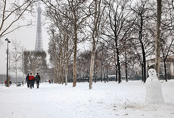 Image showing Winter in Paris